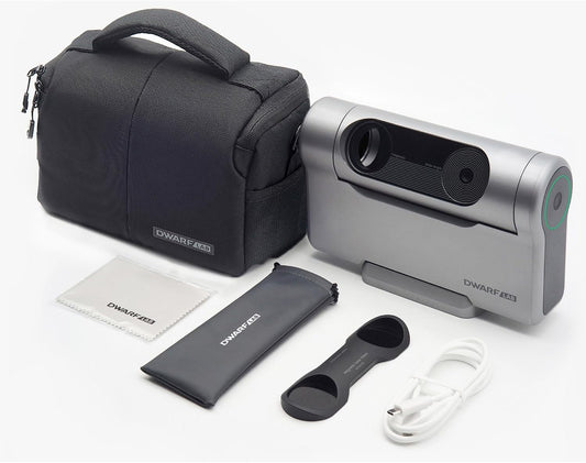 Dwarf 3 Smart Telescope - Book-sized Portable Astrophotography Camera, Capture Astronomy/Wildlife/Panorama, AZ/EQ Mode, Built-in Processing, 4K Auto-Tracking, Ultra-Light 3lb, Ideal for All Ages