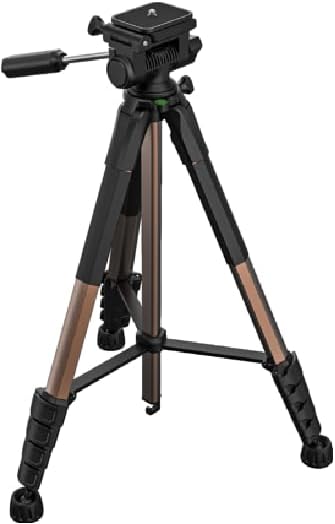 K&F CONCEPT 75"/190cm Lightweight Travel Camera Tripod for Phone | Compact Video Tripod Stand with Phone Clip, Bluetooth, Compatible with Canon/Sony/Nikon, Laser Level S255A3+BV01