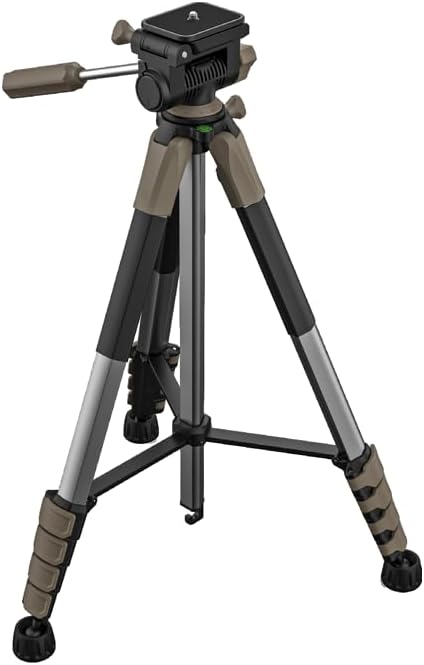 K&F CONCEPT 75"/190cm Lightweight Travel Camera Tripod for Phone | Compact Video Tripod Stand with Phone Clip, Bluetooth, Compatible with Canon/Sony/Nikon, Laser Level S255A3+BV01