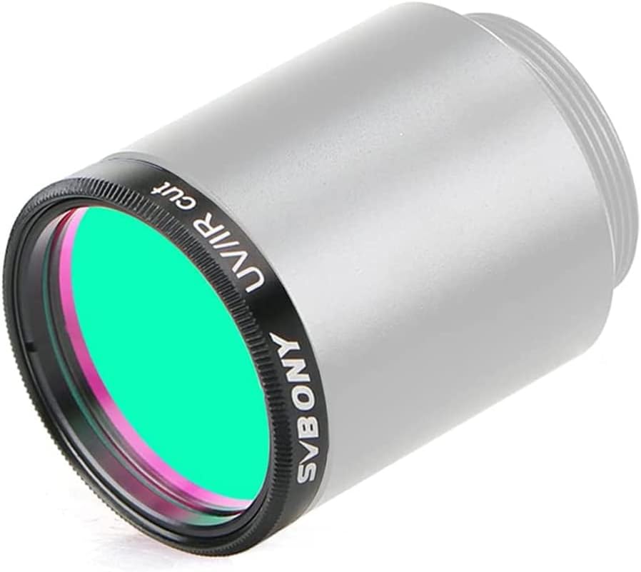 Svbony UV/IR Cut Filter Telescope Filters, 1.25" Telescope Accessories | for Planetary and Moon Observation,Astrophotography with DSLR Cameras, CCD/CMOS Camera Imaging, Blocks UV and IR Wavelengths