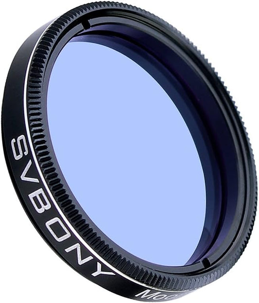 Svbony Moon Filters for Telescope 1.25", Telescope Filter Cover Anodized Shell, Aluminium Alloy Optical Lens, Telescope Eyepiece Accessories for Starry Sky Moon Observation