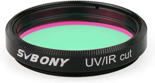 Svbony UV/IR Cut Filter Telescope Filters, 1.25" Telescope Accessories | for Planetary and Moon Observation,Astrophotography with DSLR Cameras, CCD/CMOS Camera Imaging, Blocks UV and IR Wavelengths