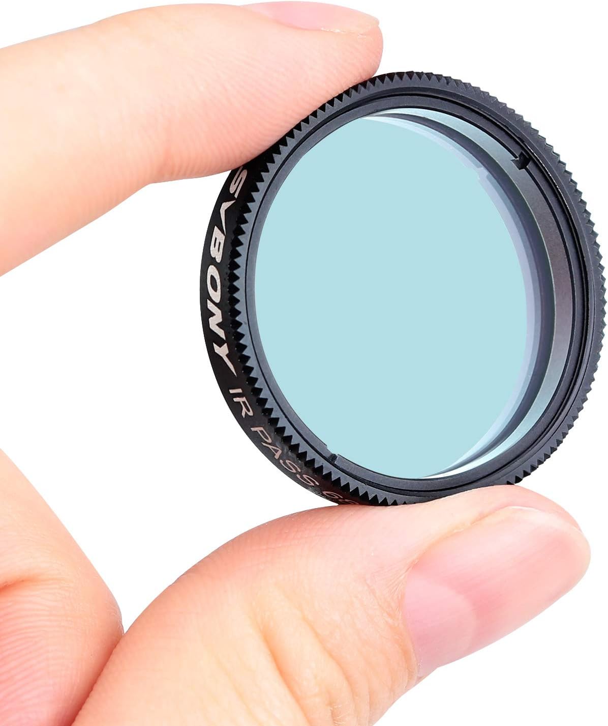 SVBONY SV183 IR Pass Filter 2 Inch T685nm Telescope Filter | IR Imaging for Sharper Planetary Photos,Enhanced Contrast and Surface Detail, CNC Aluminum Frame,1.25" Thread (M48×0.75)