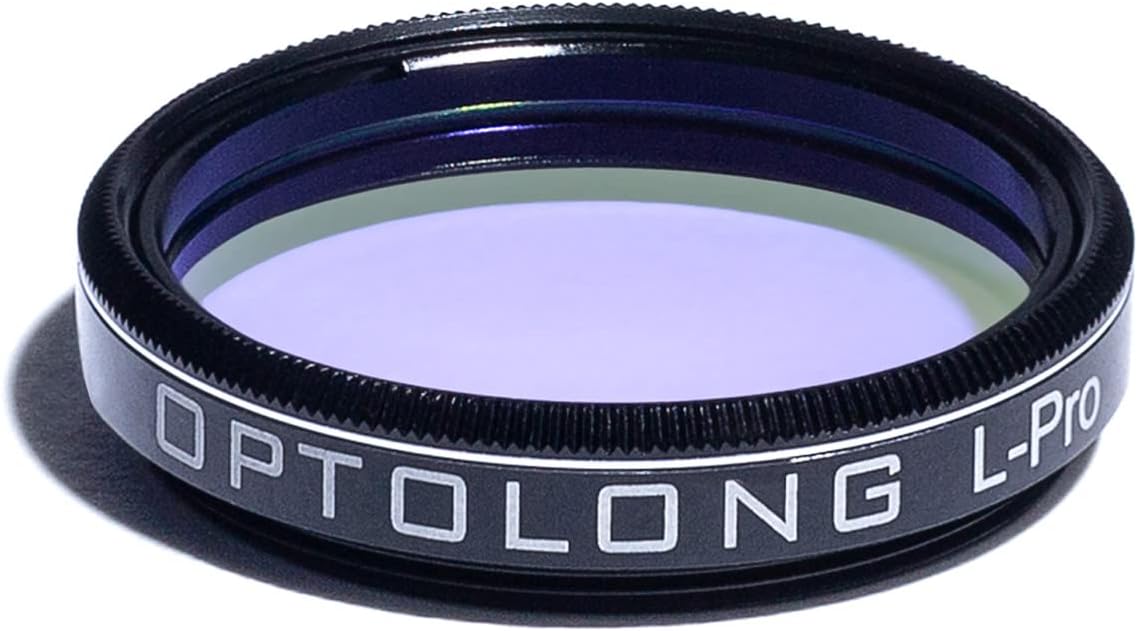 OPTOLONG L-PRO 1.25'' Anti-Pollution Filter for CCD & DSLR Cameras, 90% Transmission of Main Nebulous Emission Lines, Optical Glass, 77.0mm