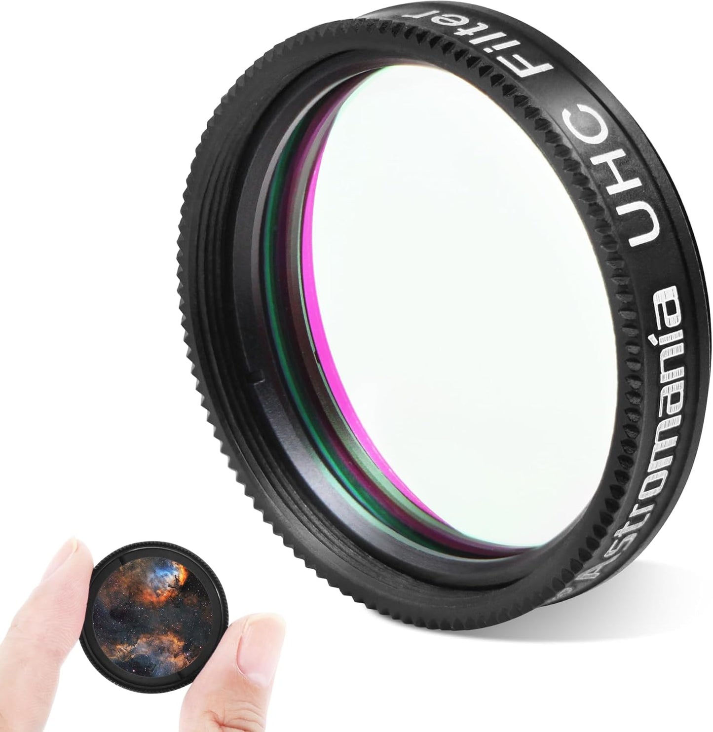Astromania 2" UHC (Ultra High Contrast) Filter - Superb Views of The Orion, Lagoon, Swan and Other Extended Nebulae