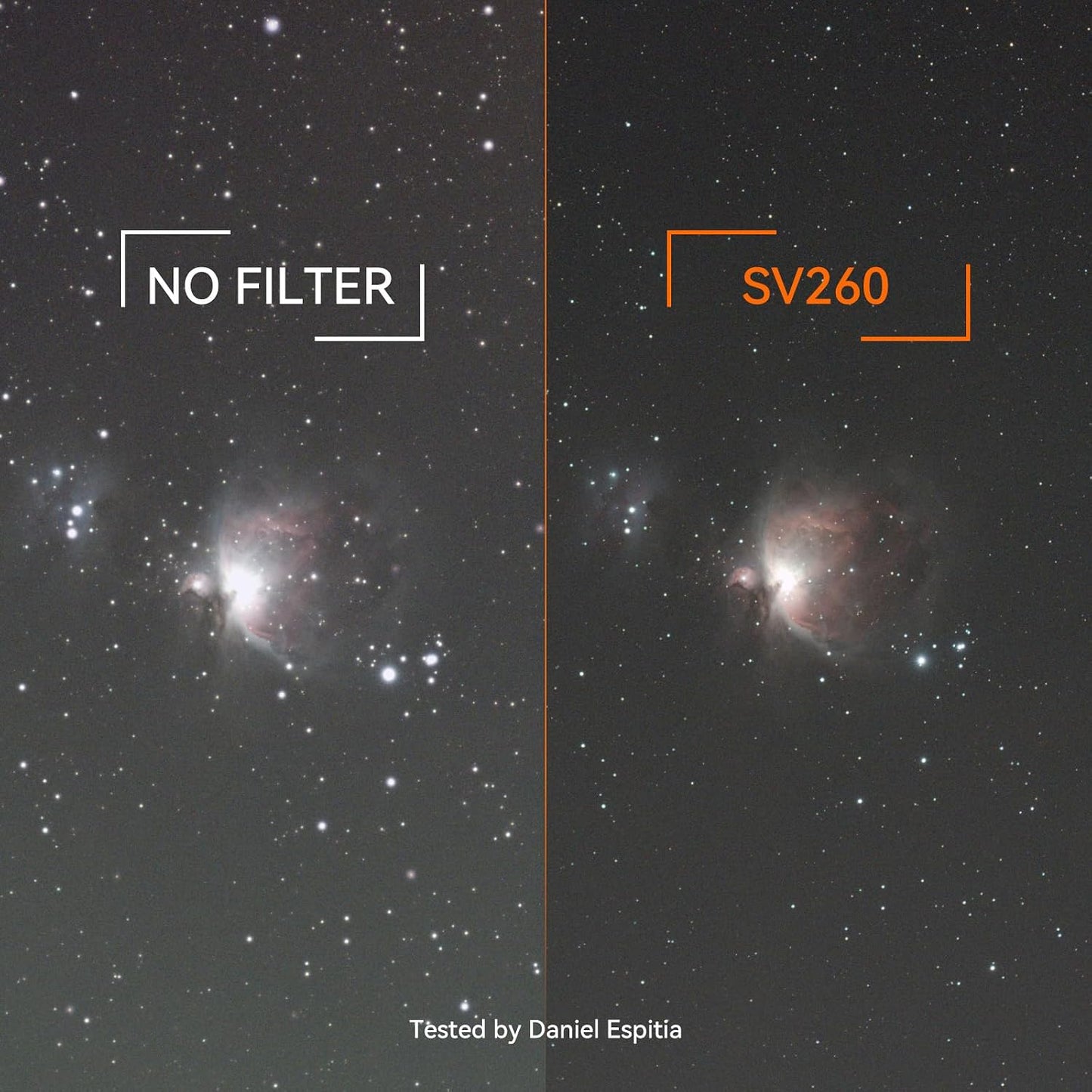 Svbony SV260 2'' Telescope Filter, OD4 Multi-bandpass Star Filed Filter | for Galaxies Emission Reflection Nebulae Suburban Deep Sky Photography,Light Pollution Suppression,Over 90%Peak Transmittance