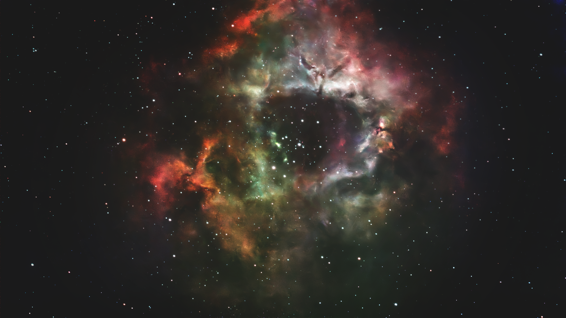 Rosette Nebula
600 x15s (300 SV220 HA SII / 300 SII OIII) 60 gain