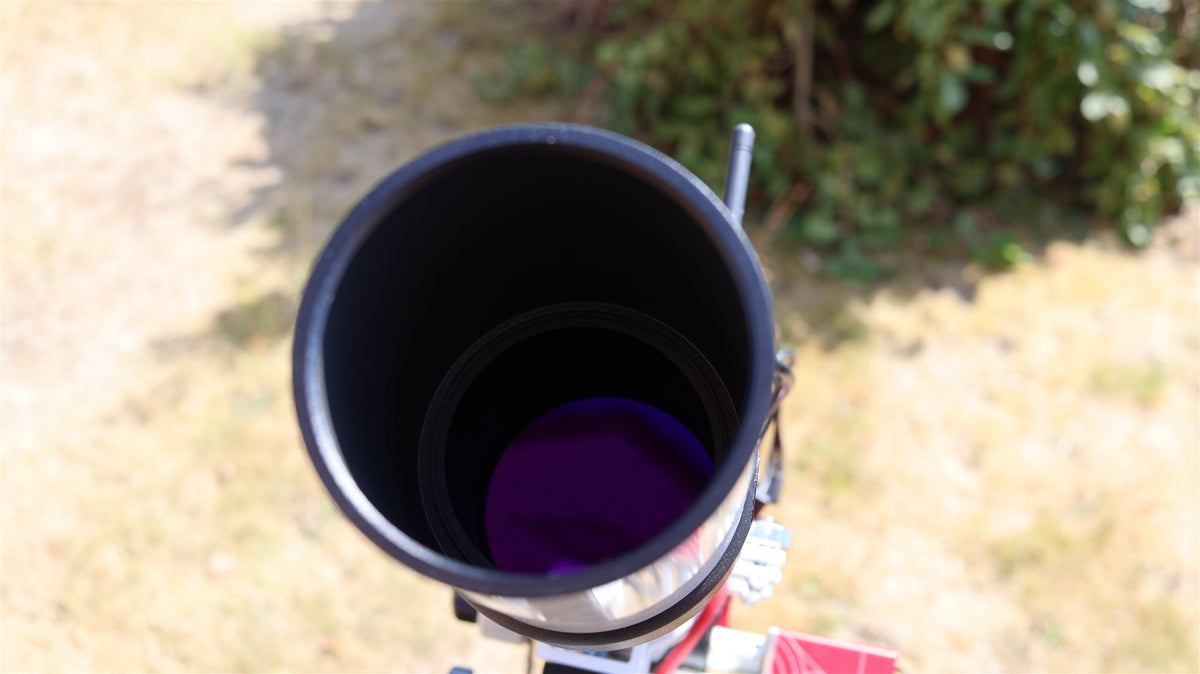 OA Skywatcher 72ED Dew shield extender and 77mm objective lens filter holder